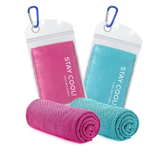 2 kølende håndklæder